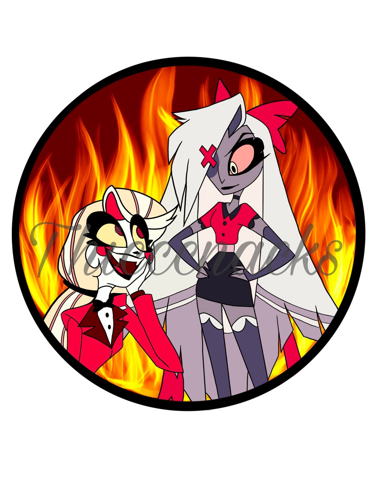 Charlie and Vaggie